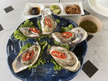 Oyster style thai food