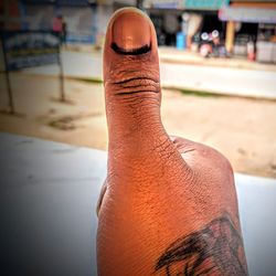 Low section of person