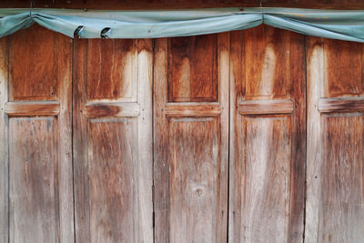 Full frame shot of wooden door