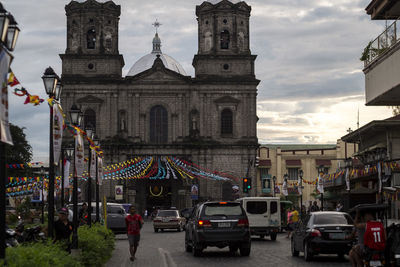 View of cathedral against cloudy sky