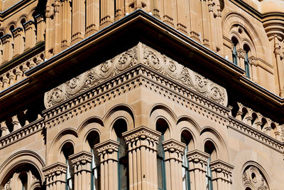 Low angle view of ornate building