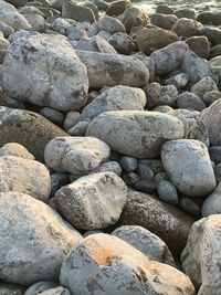 Full frame of stones