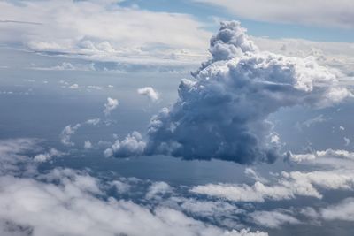 Low angle view of clouds in sky