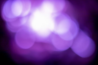 Defocused image of illuminated lights