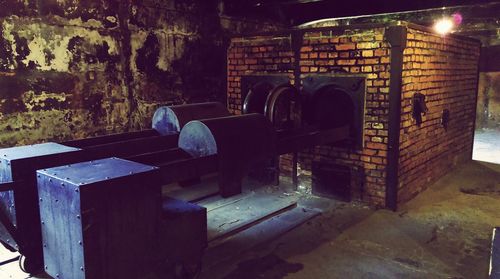 Brick wall of old building