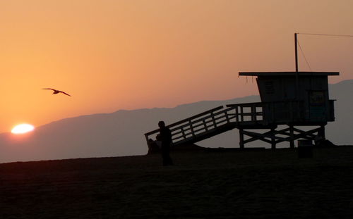 Scenic view of sky at sunset