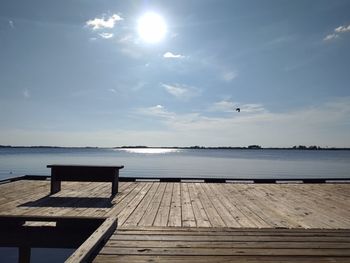 Pier over and sea