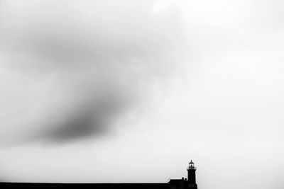 Low angle view of cloudy sky