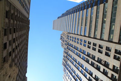 Low angle view of modern buildings