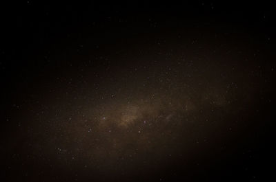 Low angle view of star field at night