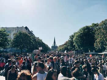 Crowd during carnival of cultures 2015 in berlin