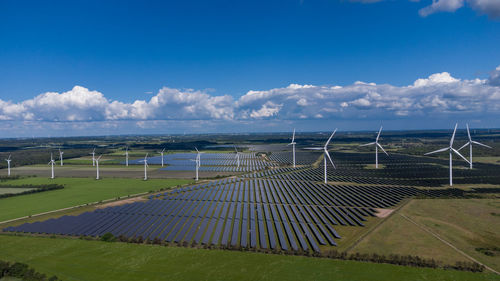 Northern europas largest solar park near holstebro in denmark