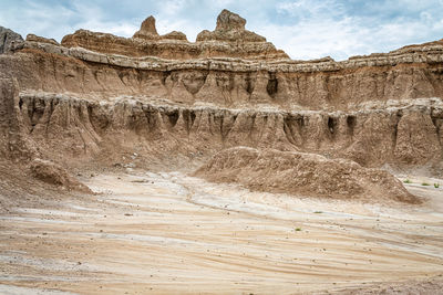 View of rock formations