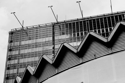 Low angle view of building against sky