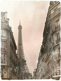 Low angle view of eiffel tower