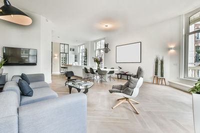 Interior of modern living room