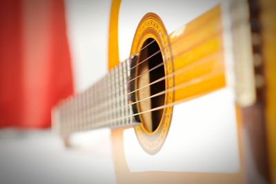 Close-up of guitar