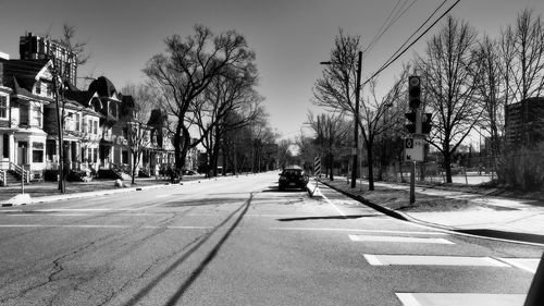 View of city street