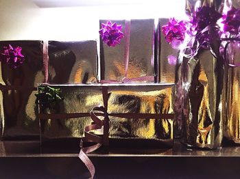 Potted plant on window sill