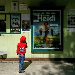 Full length of man standing outdoors