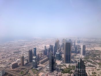 Aerial view of city