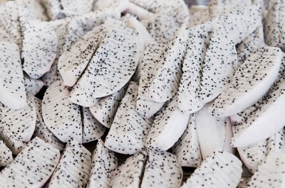 Full frame shot of shells