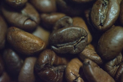 Full frame shot of coffee beans