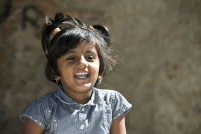 Portrait of a smiling girl