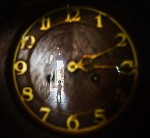 Close-up of clock