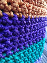 Close-up of woolen d�cor
