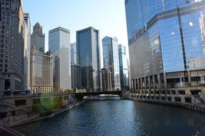 View of city at waterfront