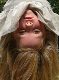 Close-up portrait of a girl
