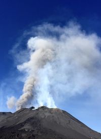 Volcano etna eruption 