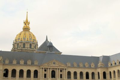 Low angle view of building against sky