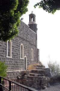 Exterior of temple in city