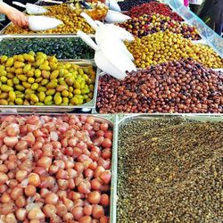 Full frame shot of food for sale