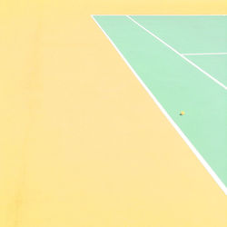Cropped view of tennis court