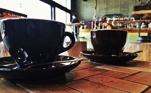 Close-up of food on table