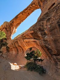 Scenic view of rock formations