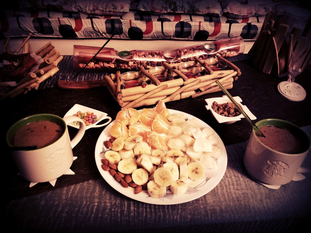 indoors, table, food and drink, still life, food, high angle view, freshness, variation, large group of objects, abundance, bowl, healthy eating, plate, arrangement, no people, ready-to-eat, choice, close-up, group of objects, wood - material