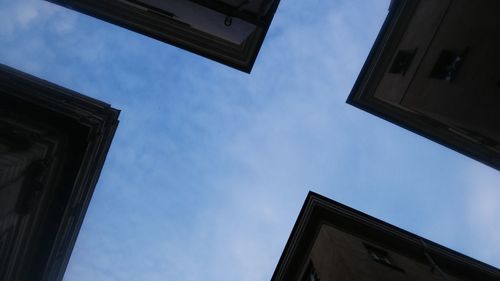 Low angle view of building against sky