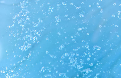 Full frame shot of wet bubbles