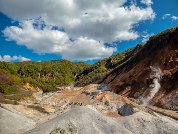 Panoramic view of landscape against sky