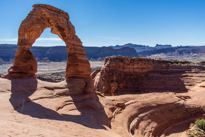 Rock formations at seaside