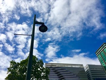 Low angle view of built structure against sky