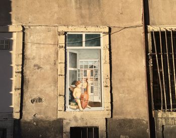 Summer sunset on a tinny street next to the palace of dukes of burgundy in dijon, france