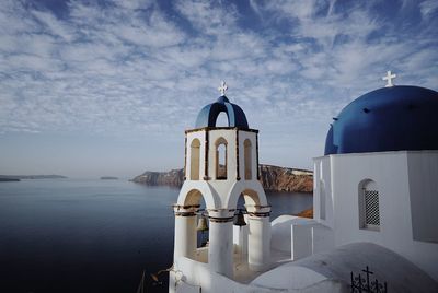 View of church against cloudy sky