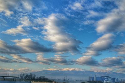 View of cloudy sky