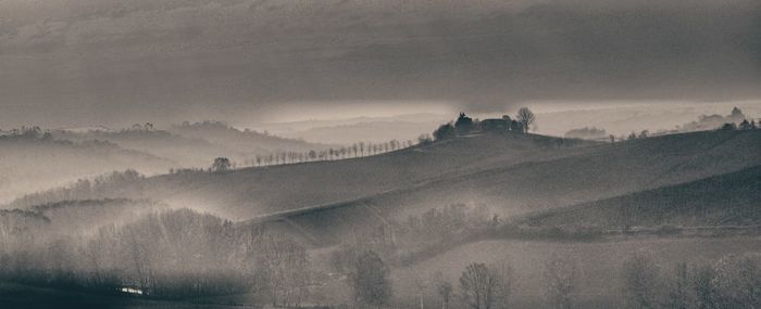 Panoramic view of landscape against sky