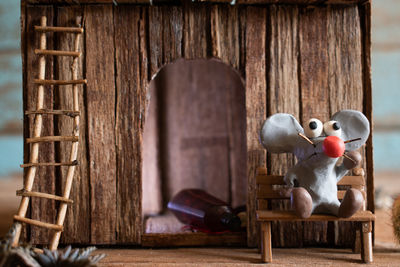 Close-up of stuffed toy